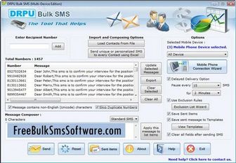 free bulk sms software